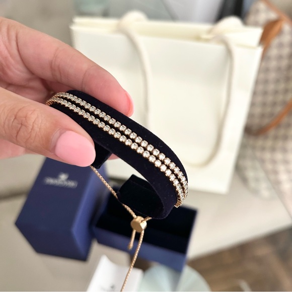 Excellent Swarovski Bracelet, adjustable - Picture 4 of 5